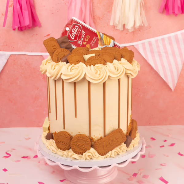Biscoff Overload Cake