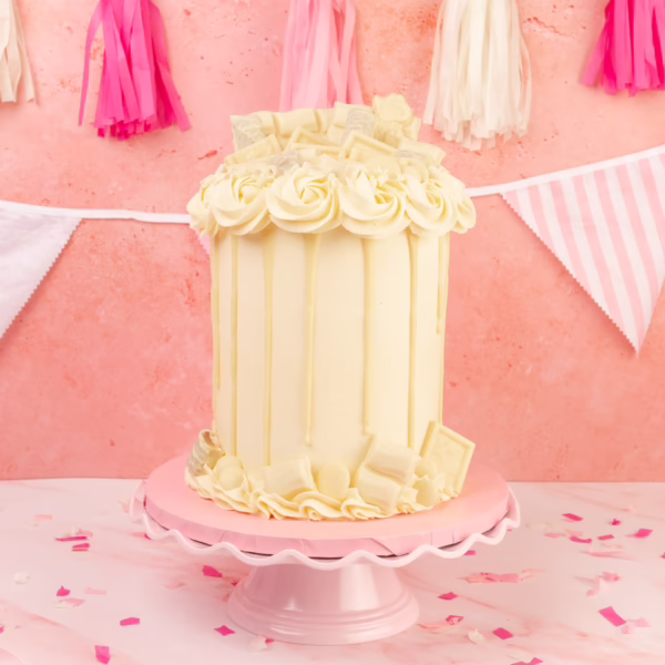 White Chocolate Overload Cake